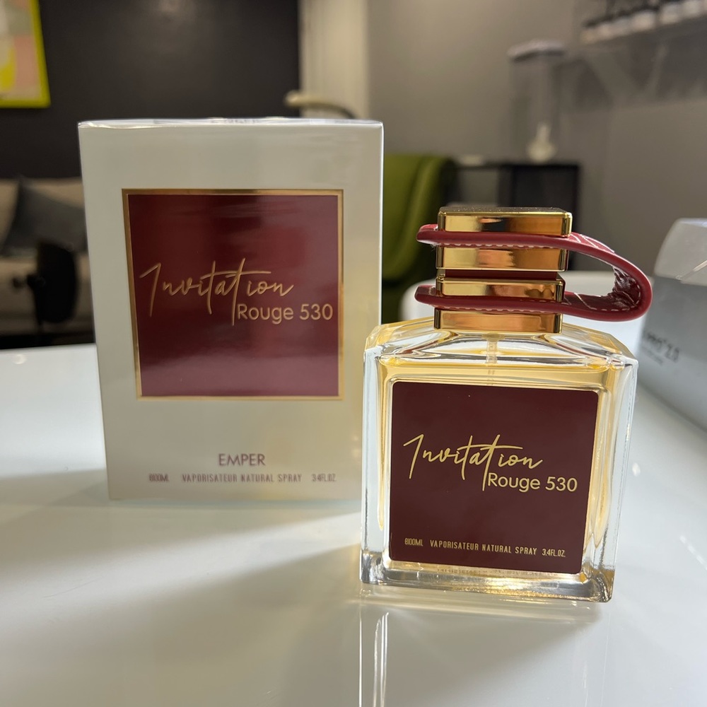 Invitation Rougue 530 ( Arabic perfume from Dubai) same essences of Baccarat